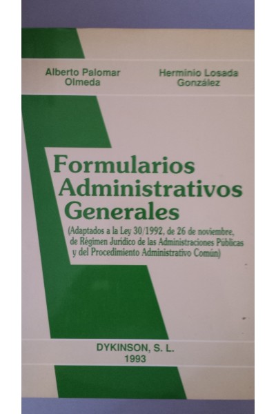 FORMULARIOS ADMINISTRATIVOS GENERALES.